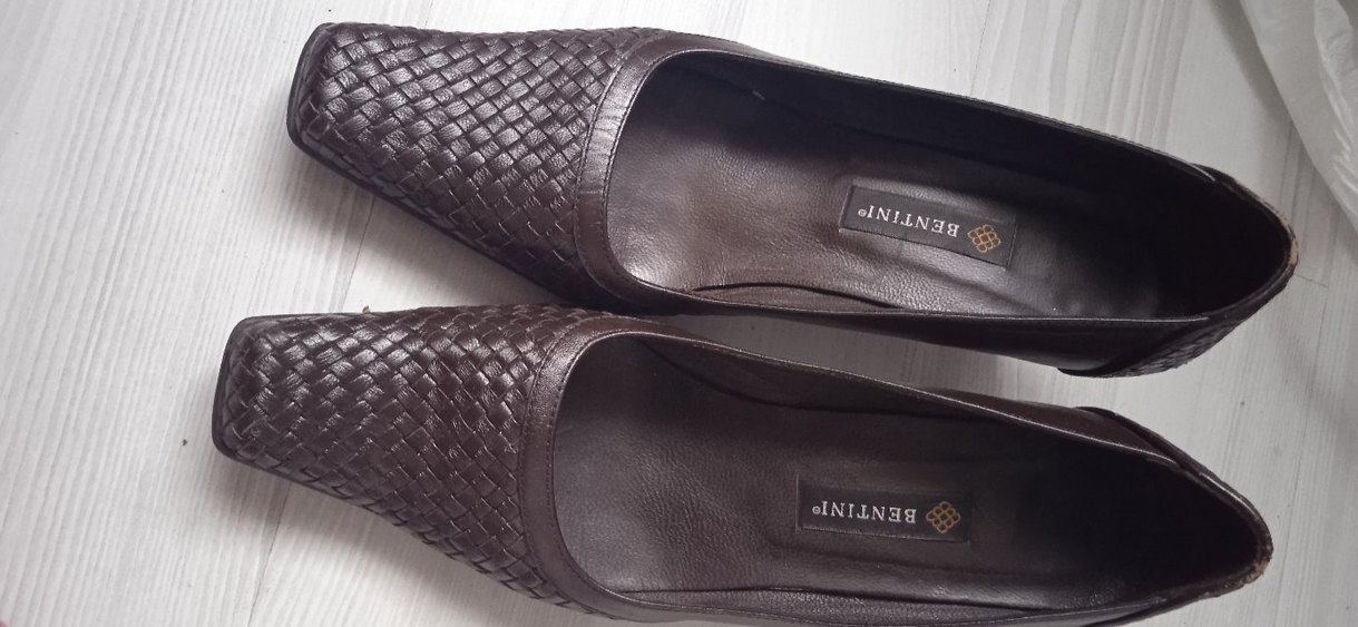 Kahverengi Yılan Desenli Kadın Platform Stiletto Topuklu - Görsel 4