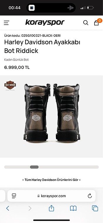 37 Beden Harley Davidson Bot Riddick