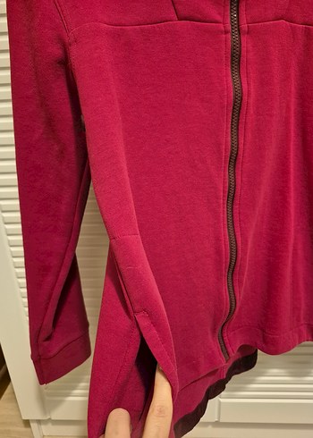 xs Beden pembe Renk Nike Fermuarlı Sweatshirt