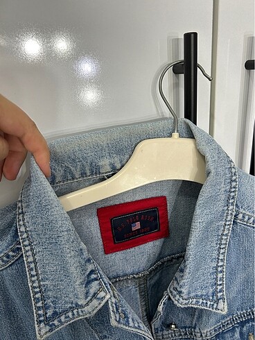 s Beden mavi Renk U.S Polo Assn Kadın Kot ceket