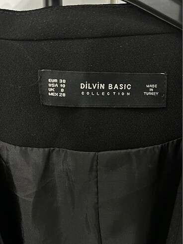 38 Beden Dilbin basic kadın blazer ceket