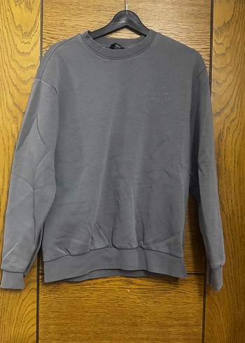 LC Waikiki Gri Bisiklet Yaka Sweatshirt