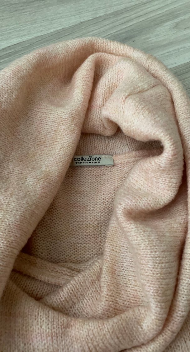 Bej Triko Balıkçı Yaka Kadın Kazak - Görsel 2