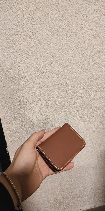 DERİ CÜZDAN EL İŞLEMELİ KARTLIK - Görsel 3