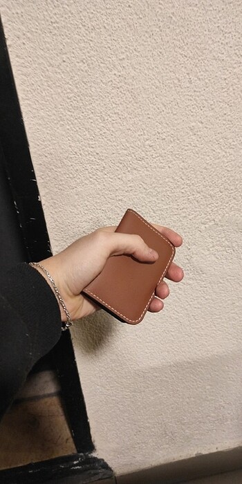 DERİ CÜZDAN EL İŞLEMELİ KARTLIK - Görsel 5