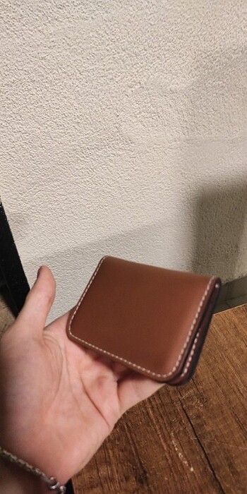 DERİ CÜZDAN EL İŞLEMELİ KARTLIK - Görsel 7