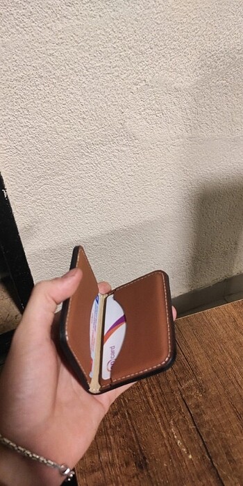 DERİ CÜZDAN EL İŞLEMELİ KARTLIK - Görsel 8