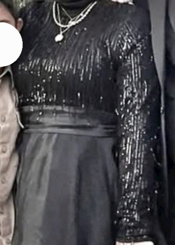 Siyah Uzun Kollu Drapeli Gotik Abiye Elbise