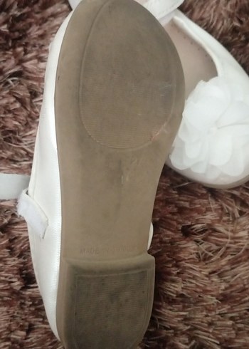 Beyaz Kız Çocuk Fiyonklu Babet - Görsel 3