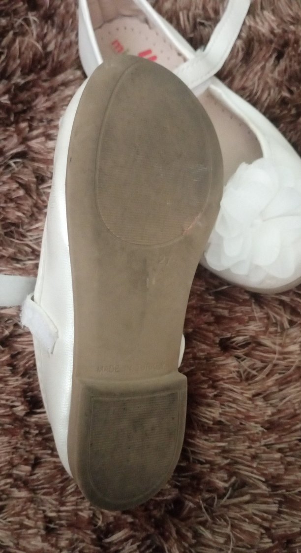 Beyaz Kız Çocuk Fiyonklu Babet - Görsel 3