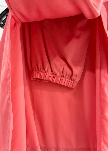 Pembe Uzun Kesim pijama takımı - Görsel 2