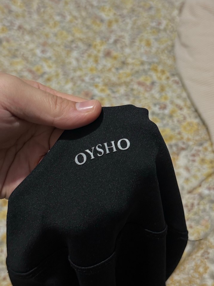 Siyah Kadın Spor Tayt Velcro Detaylı - Görsel 3