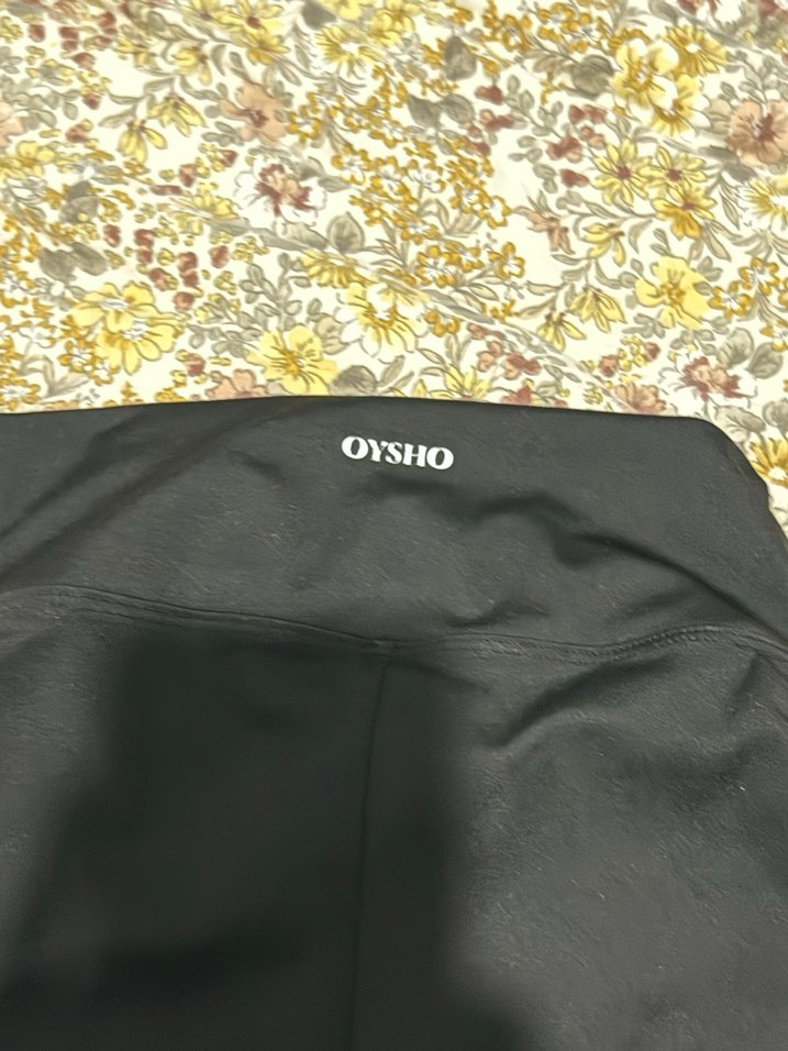 Siyah Kadın Spor Tayt Velcro Detaylı - Görsel 2