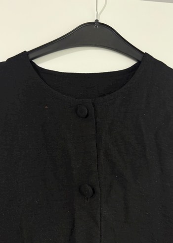 Siyah Uzun Kollu Kadın Uzun abaya - Görsel 3