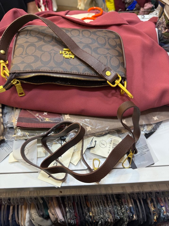 Kahverengi Deri Kadın El Çantası - Görsel 3