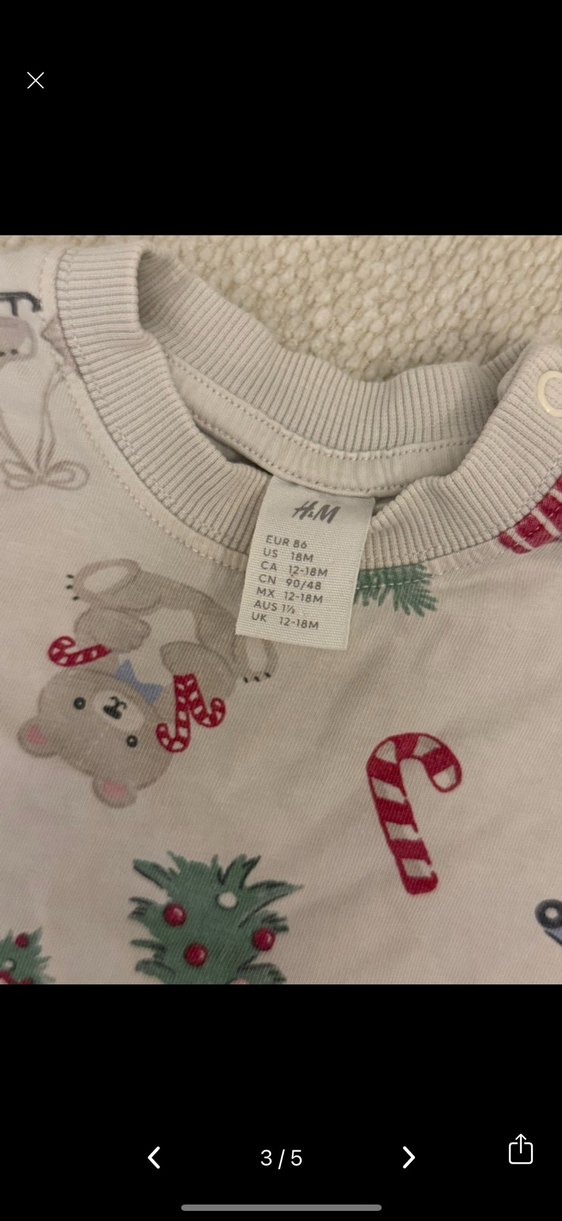 Yılbaşı tema Baskılı Uzun Kollu hm Takım - Görsel 3