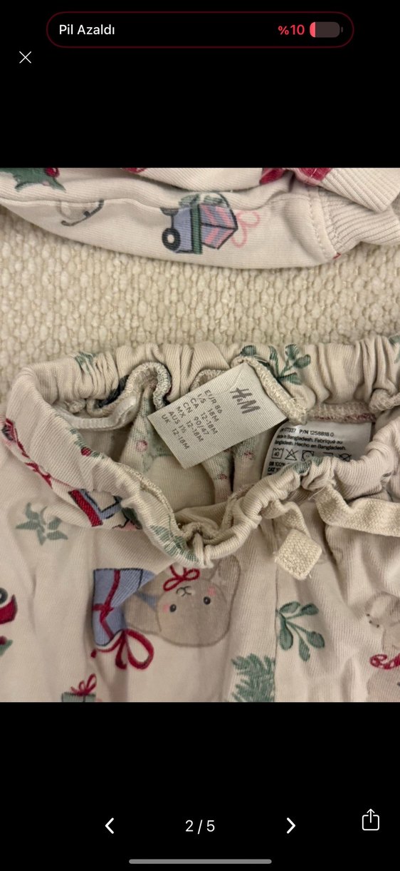 Yılbaşı tema Baskılı Uzun Kollu hm Takım - Görsel 2