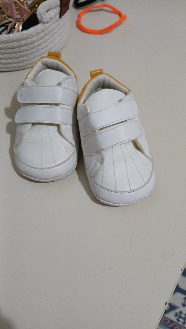 Beyaz Erkek Bebek İlk Adım Ayakkabısı - Görsel 2