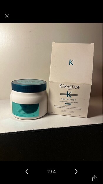 Diğer Kerastase resistance protocole extentioniste soin no2 maske 500m