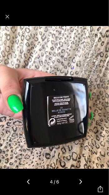  Beden Renk Lancome Belle de teint pudra 05 rengi
