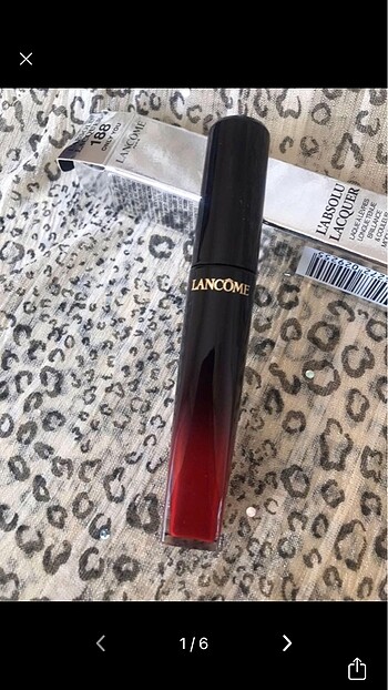 Lancome L?absolu Lacquer 188 only you rengi lipgloss