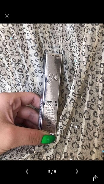Beden Lancome L?absolu Lacquer 188 only you rengi lipgloss