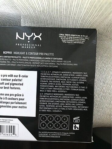  Beden Renk Nyx highlighter ve kontür paleti