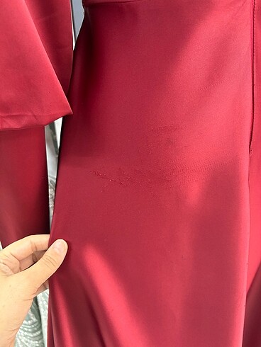 40 Beden bordo Renk Lena Abiye