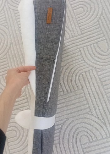 Gri-Beyaz Bebek Yatağı - Görsel 2