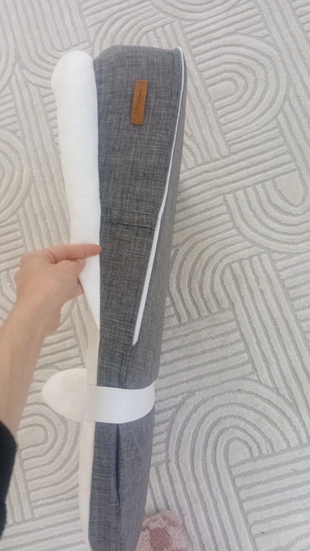 Gri-Beyaz Bebek Yatağı - Görsel 2