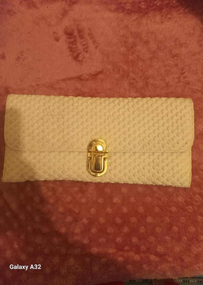 Beyaz abiye cantasi  - Görsel 2