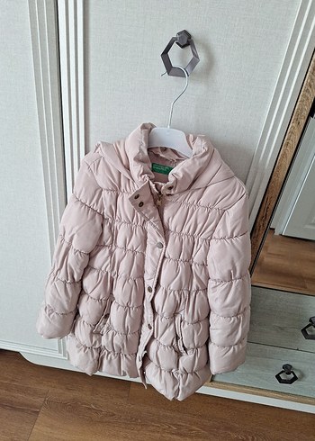 Bemetton Bej Düğmeli Kız Çocuk