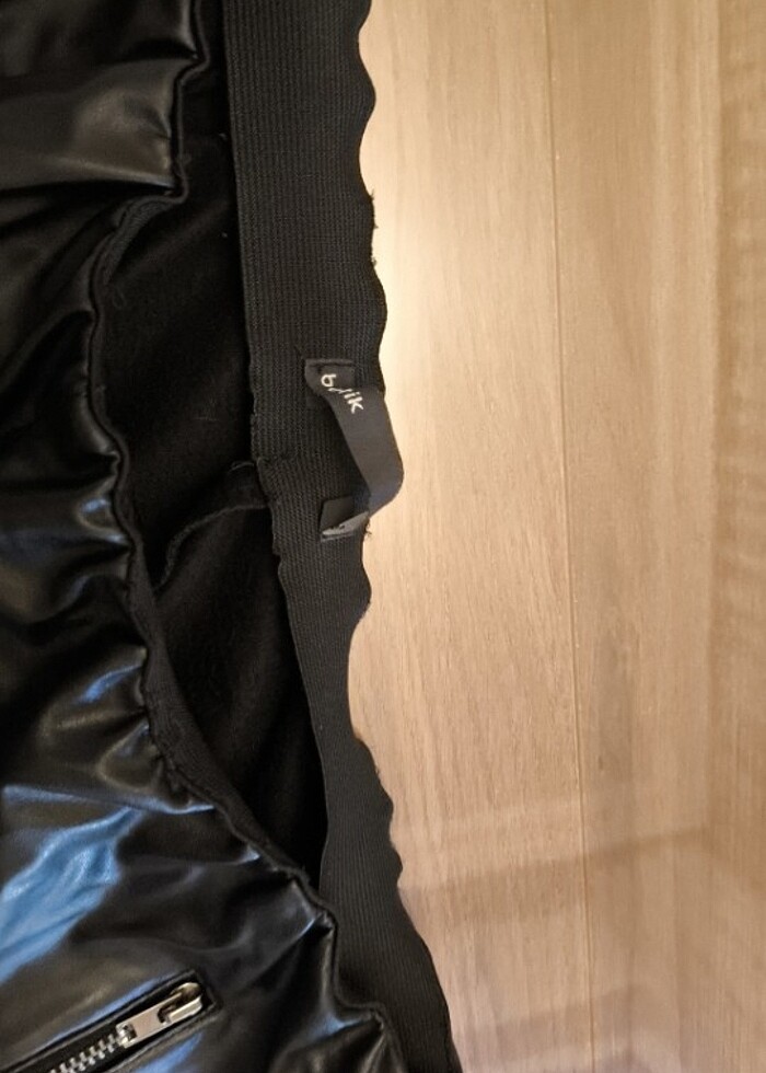 Batik deri gorunumlu pantolon/tayt - Görsel 3