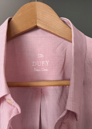 Pembe Dufy Kısa Kollu Erkek Gömlek - Görsel 2