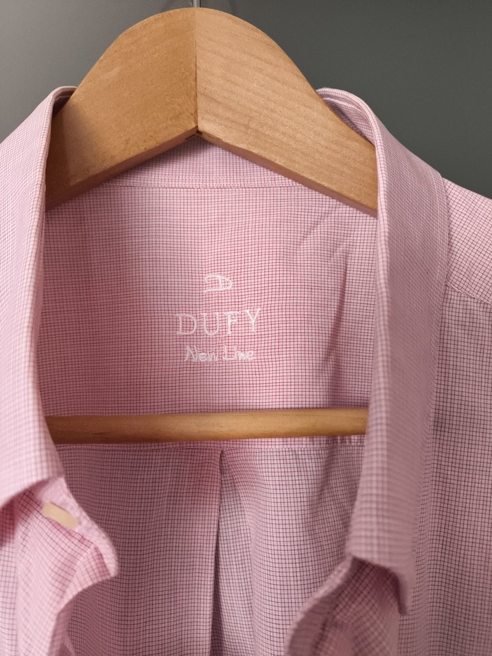 Pembe Dufy Kısa Kollu Erkek Gömlek - Görsel 2