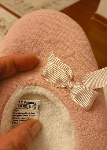 Lcw Pembe Fiyonklu Kadın Ev Terliği - Görsel 3