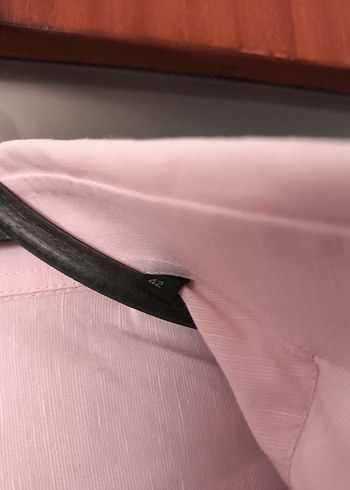 Sarar Pembe Kısa Kollu Erkek Gömlek - Görsel 4