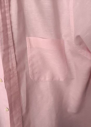 Sarar Pembe Kısa Kollu Erkek Gömlek - Görsel 3