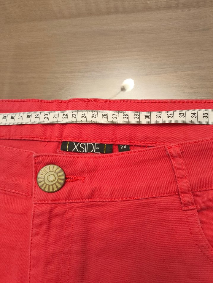 X side//Lcw Kırmızı Mini Kadın Şort - Görsel 3