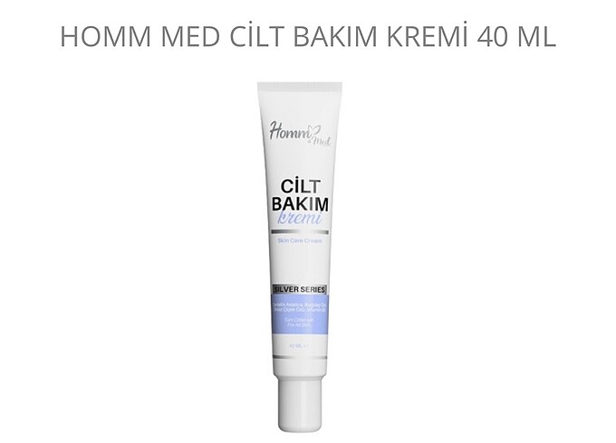 Homm Cilt Bakım Kremi ????