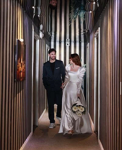 Özel tasarım nişan söz nikah elbisesi