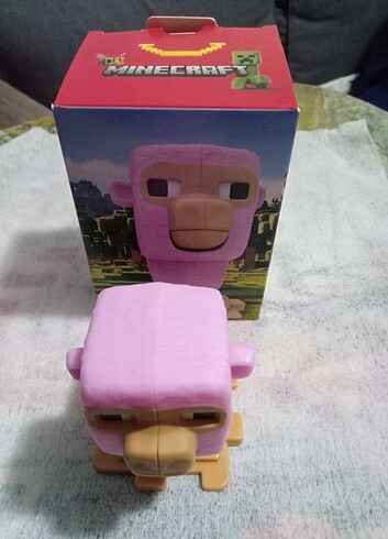 Beden Minecraft pembe koyun sifir kutusunda