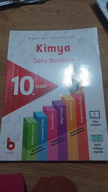 Basamak yayınları 10.sınıf kimya test kitabı