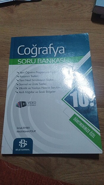 Bilgi sarmal 10. Sınıf coğrafya test kitabı