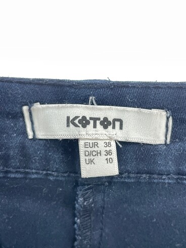 38 Beden lacivert Renk Koton Düz Kesim %70 İndirimli.