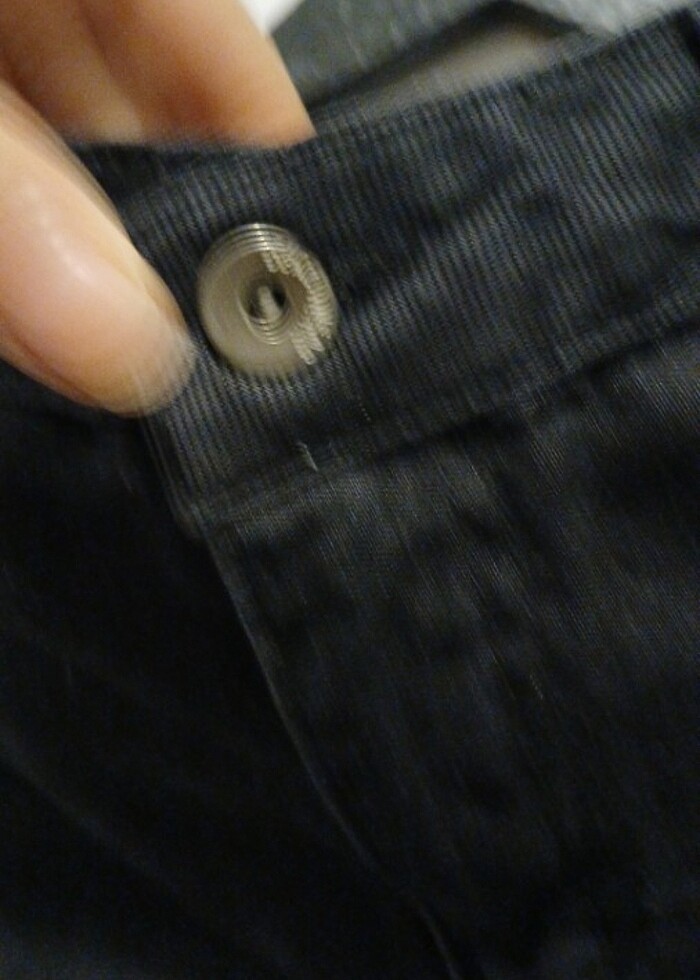 Kot Siyah yirtmacli  Mom Jean   - Görsel 4