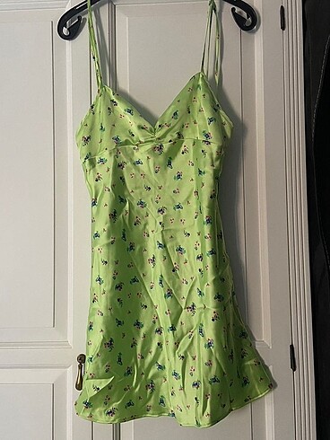 Yesil Zara Mini Elbise