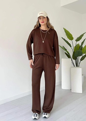 Kadın Lacivert Sweatshirt ve Pantolon Takımı - Görsel 10