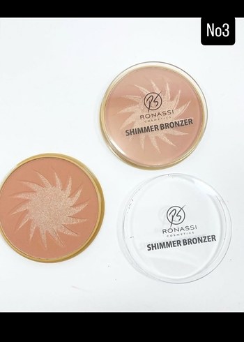 Ronassi Shimmer Bronzer No1 Parlatıcı Allık - Görsel 3