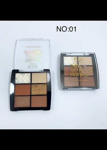 Bej Tonlarda 6'lı Göz Farı Paleti NO:02 - Görsel 2